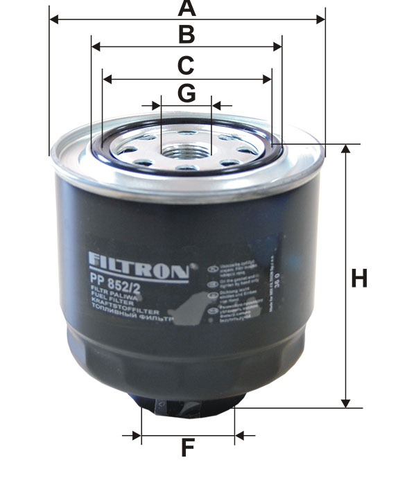 Топливный фильтр Filtron PP 852/2
